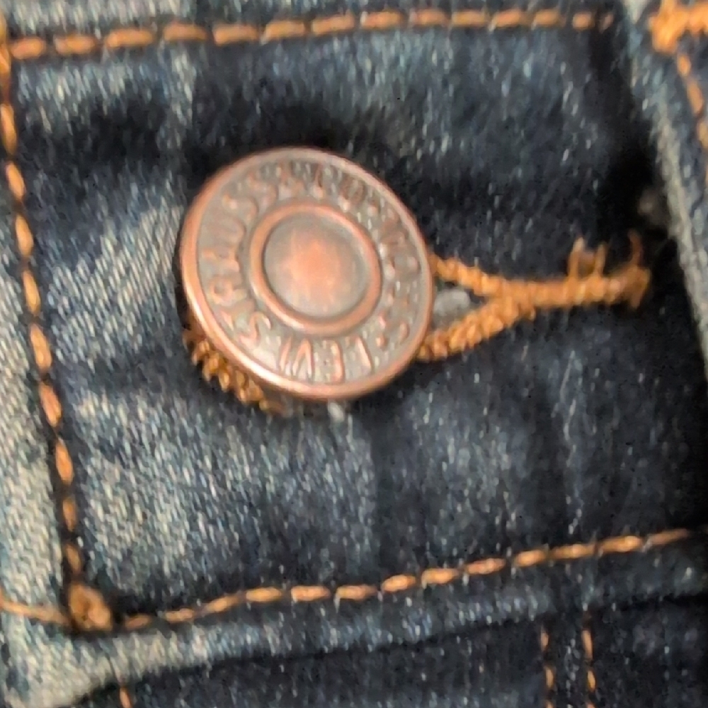 Levi's 311 Sleek Dark Wash Blue Women's Skinny Jeans 27 x 30 - Picture 6 of 9